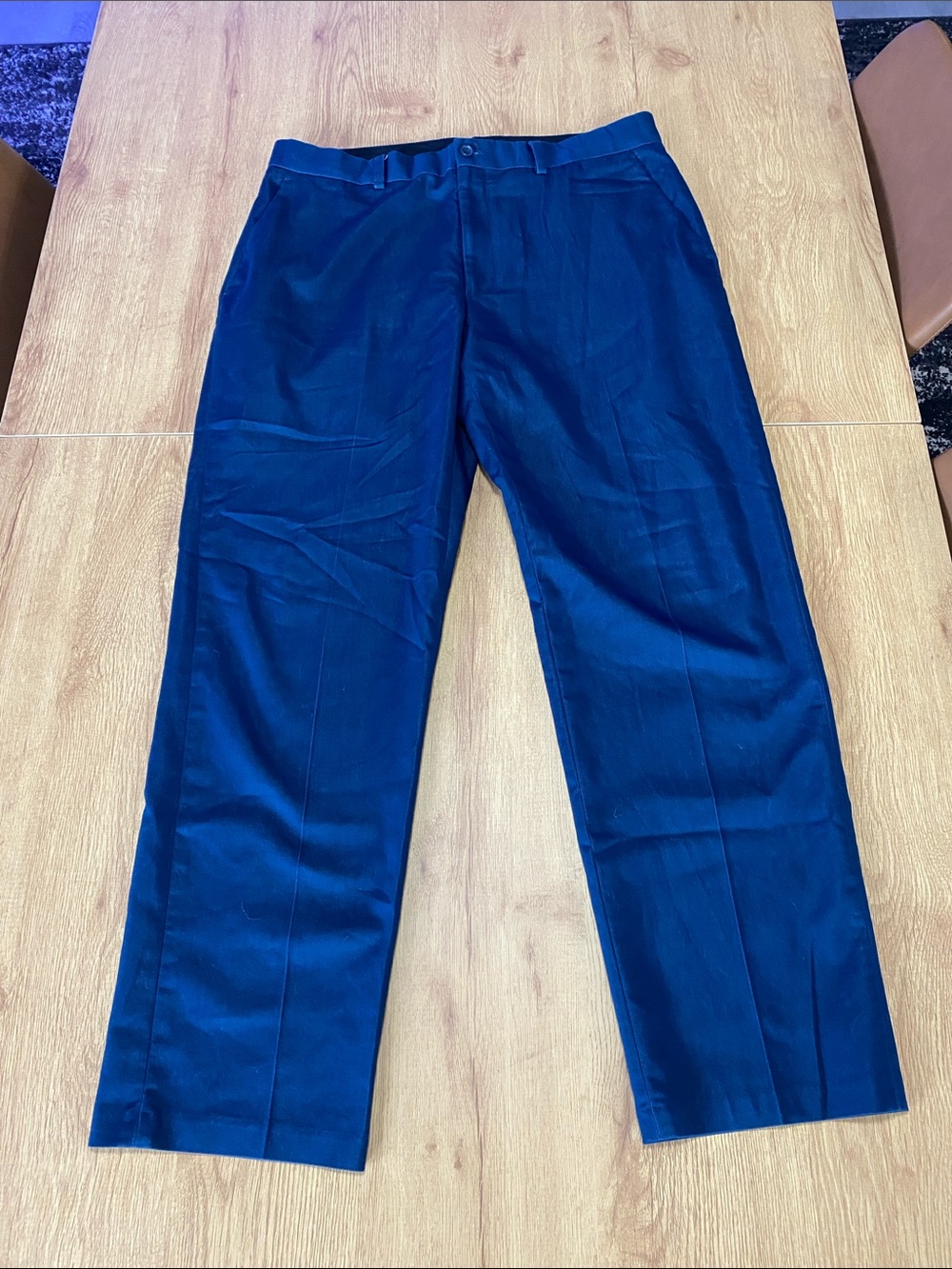 Alfani Navy Blue Men's Dress Pants - Classic Straight Fit